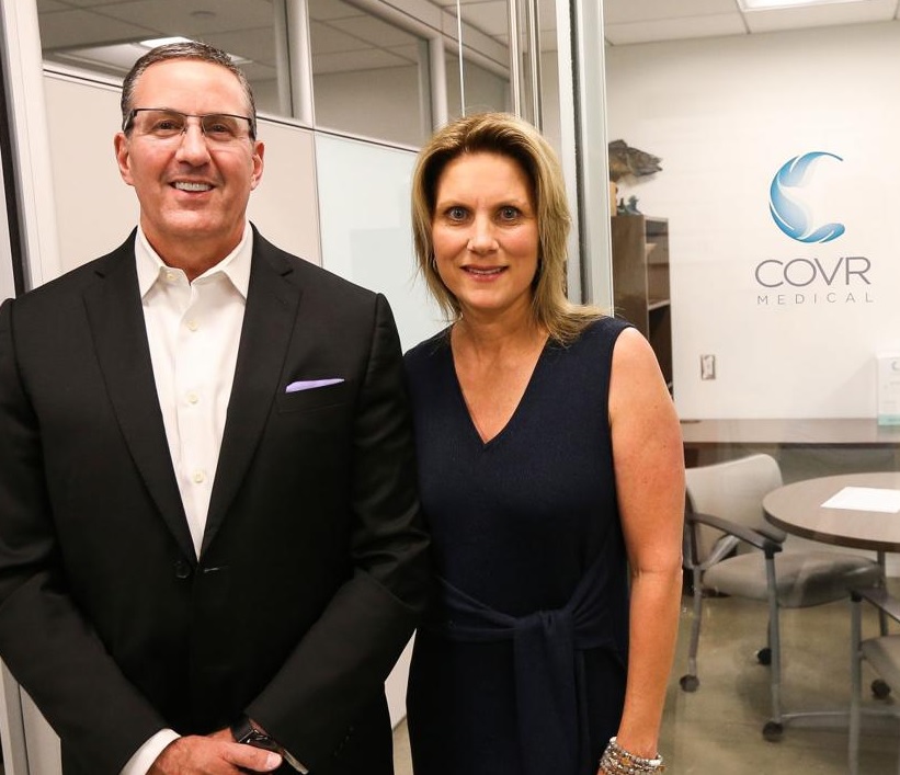Heather and Bruce of COVR Medical