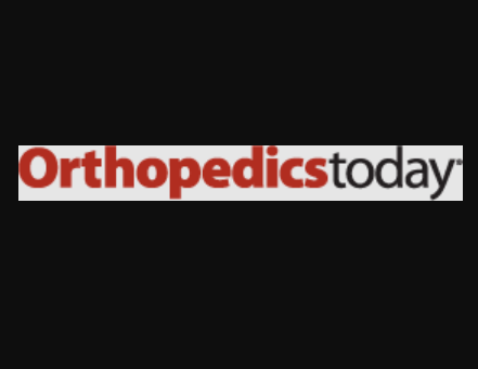 Orthopedics Today logo with black background